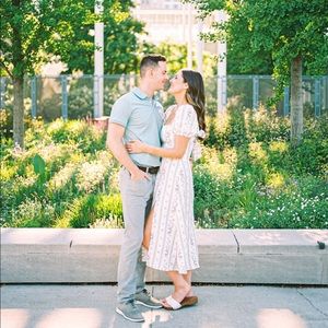 Reformation Denver Linen Dress Size 8